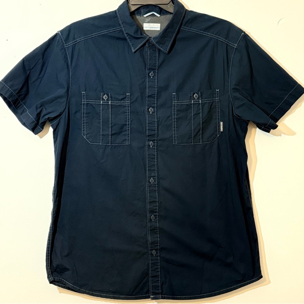 Columbia AM1010 Vented Outdoor Utility Shirt XL Cotton Mesh Lined